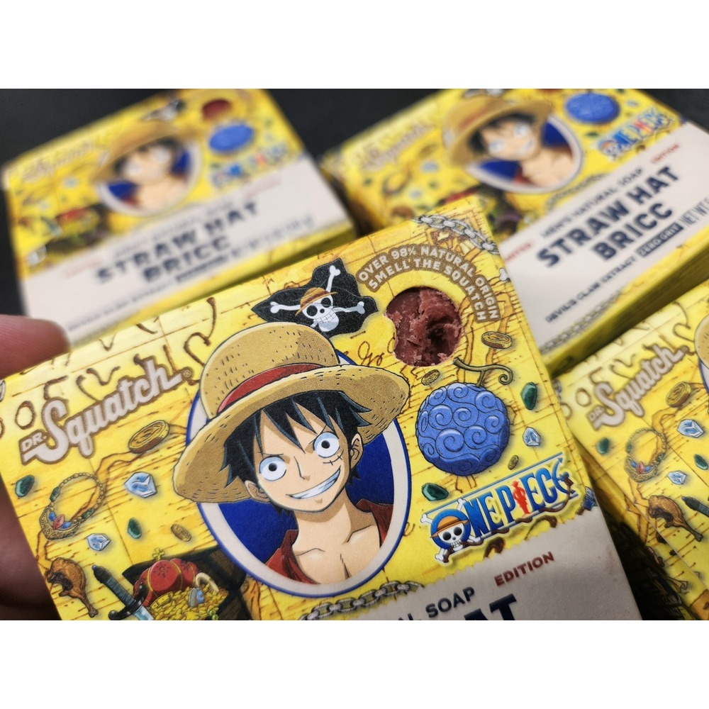Lot of (5) Dr. Squatch One Piece Soap & (1) Deodorant Men's Straw Hat Bricc NEW - Picture 7 of 7